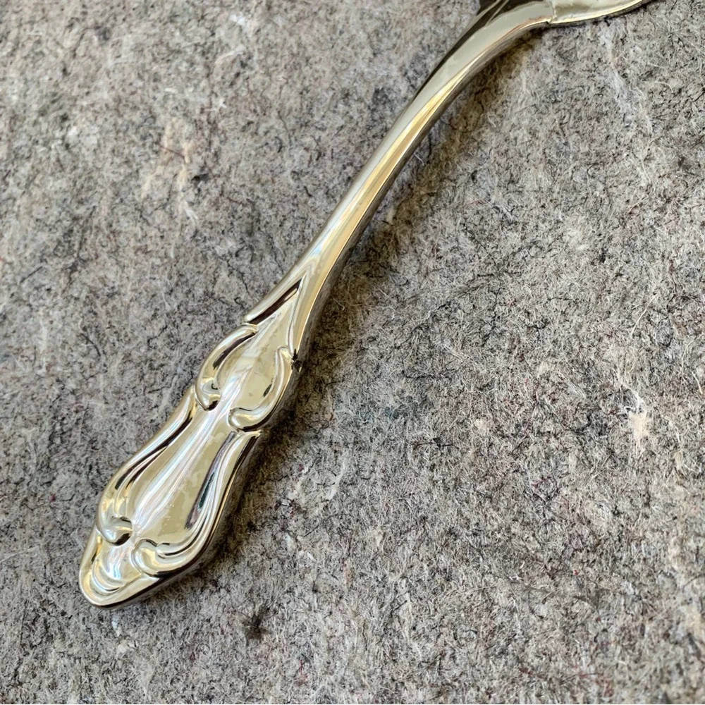 vintage Happy Holidays silver plated pie cake server